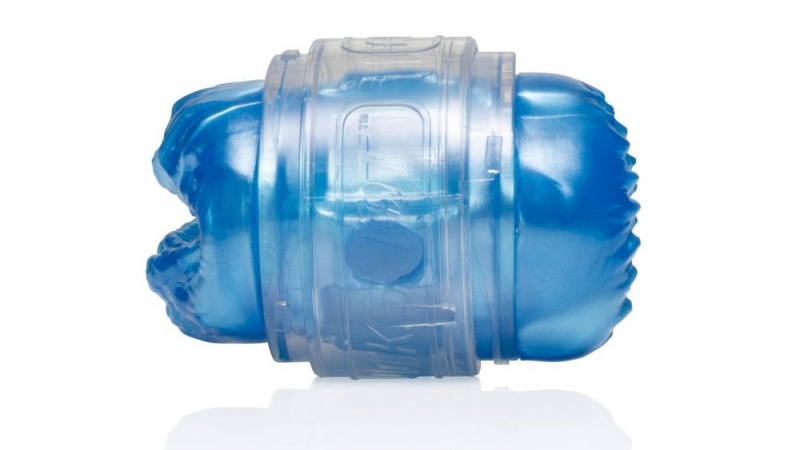 Fleshlight Quickshot Alien Butt/Mouth - Metallic Blue Freaks Male Masturbators | QKROCI729