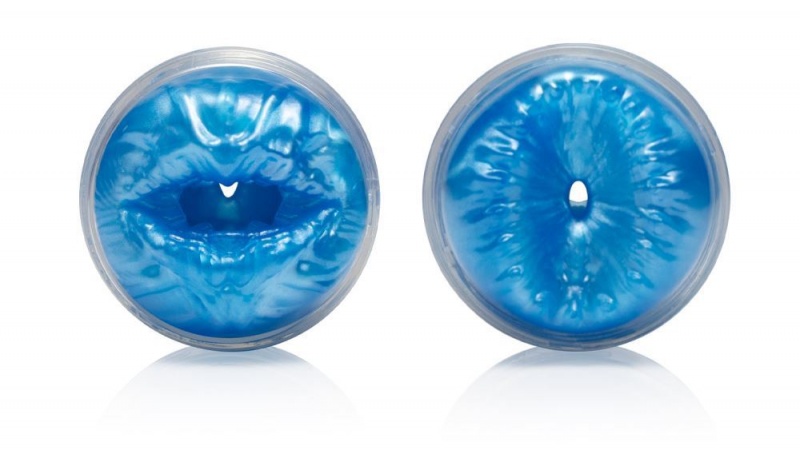 Fleshlight Quickshot Alien Butt/Mouth - Metallic Blue Freaks Male Masturbators | QKROCI729