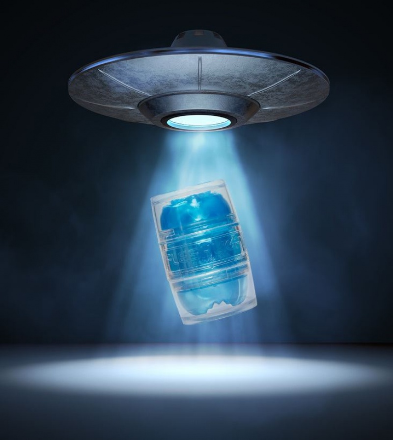 Fleshlight Quickshot Alien Butt/Mouth - Metallic Blue Freaks Male Masturbators | QKROCI729