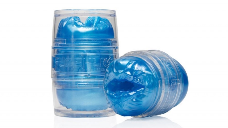 Fleshlight Quickshot Alien Butt/Mouth - Metallic Blue Freaks Male Masturbators | QKROCI729