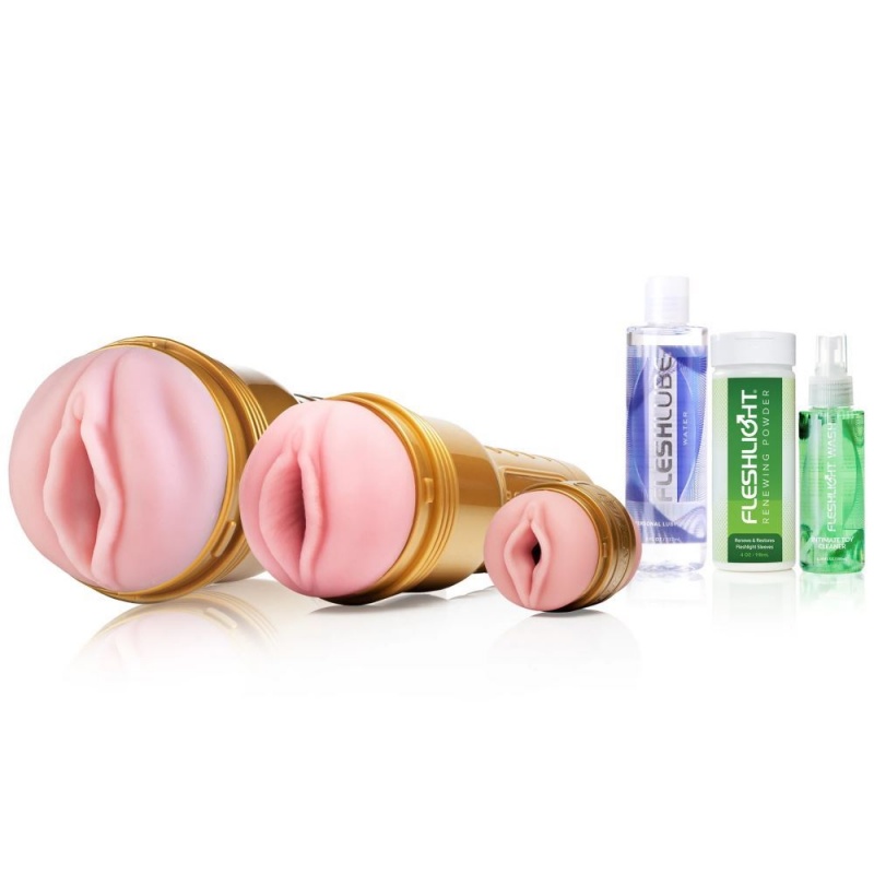Fleshlight Up All Night Stamina Training Unit Lady Pack Male Masturbators | VEWJLS205